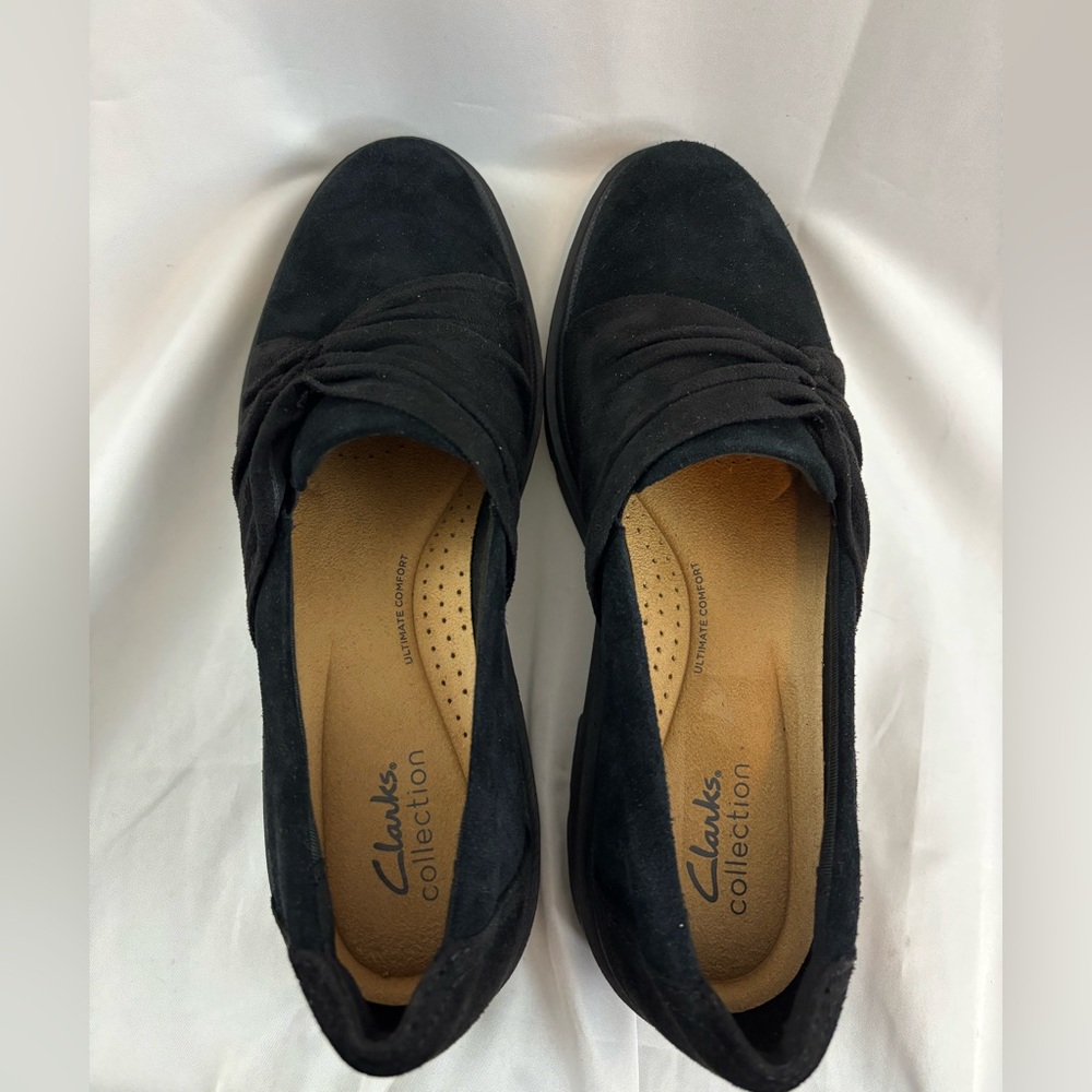 Clarks Black Women's Flats - Picture 5 of 7